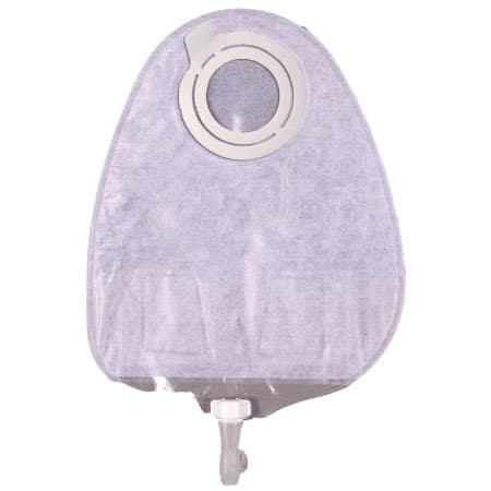 Assura MAXI Urostomy Pouch, 10.5" L, Green Code, Transparent - Box of 10 - Image 1