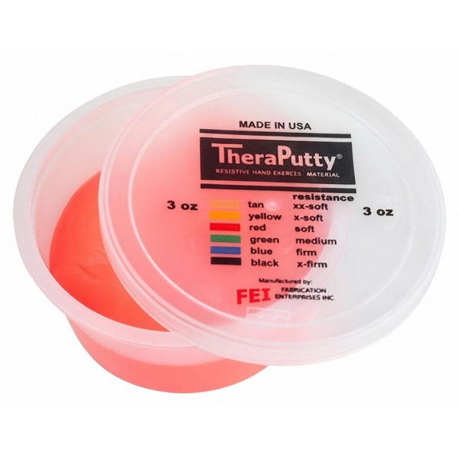 Theraputty Standard Exercise Putty, 3 Oz, Red, Soft - Image 1