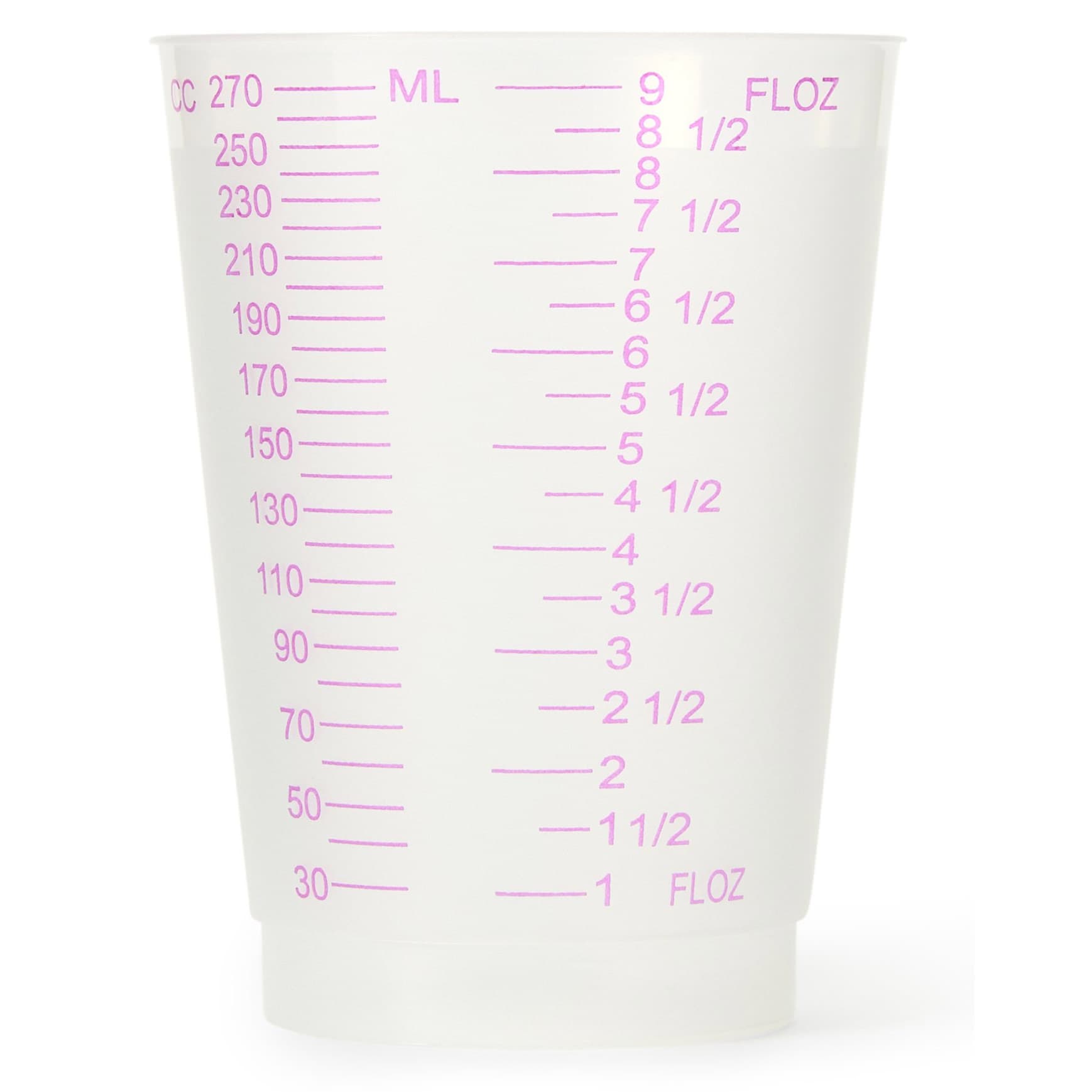 Medegen Graduated Drinking Cup Translucent Graduated Without Handle Cold - Image 3