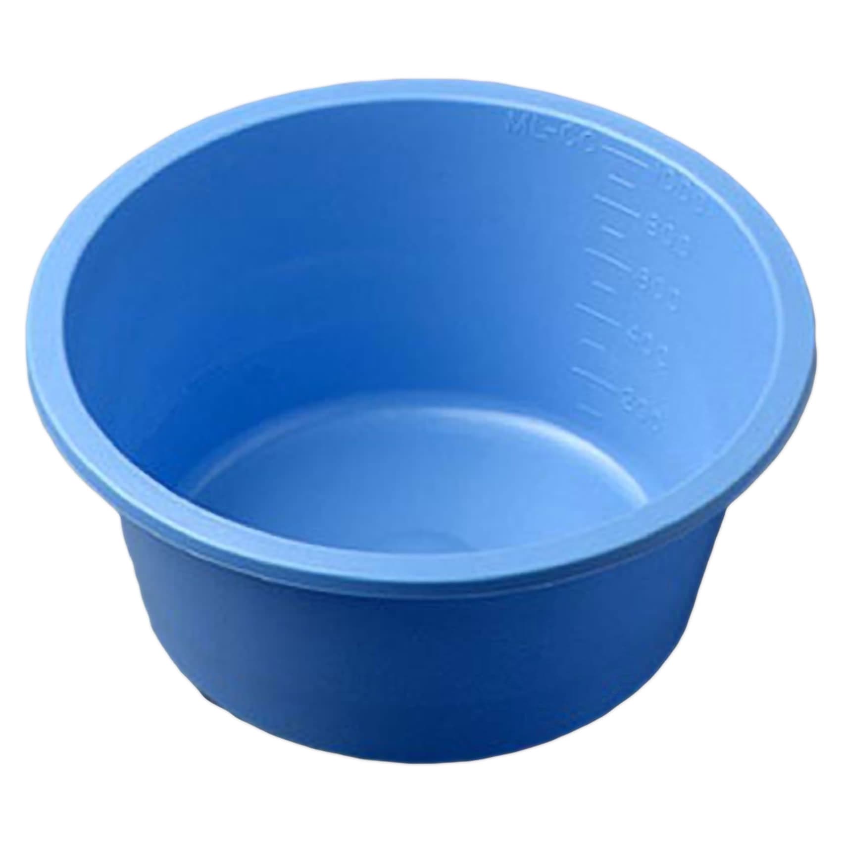Sklar Round Graduated Utility Basin, Blue - Case of 20 - Image 1