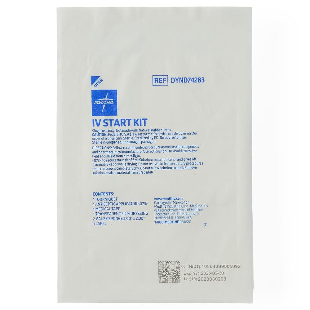 Medline Tegaderm Frame-Style IV Start Kit - Case of 100 - Image 2