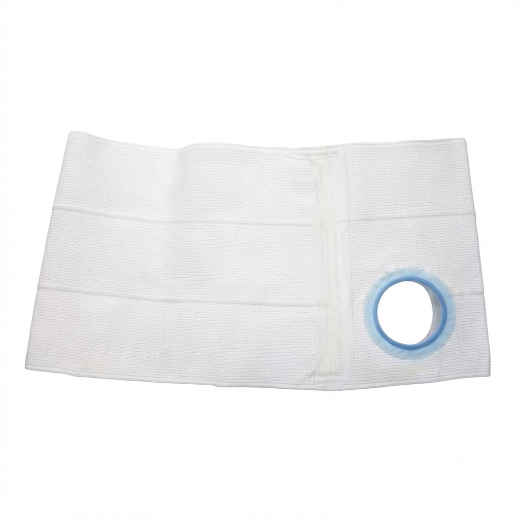Nu-Hope 9" Regular Elastic Flat Panel Ostomy Support Belt, 2X-Large - Each - Image 1