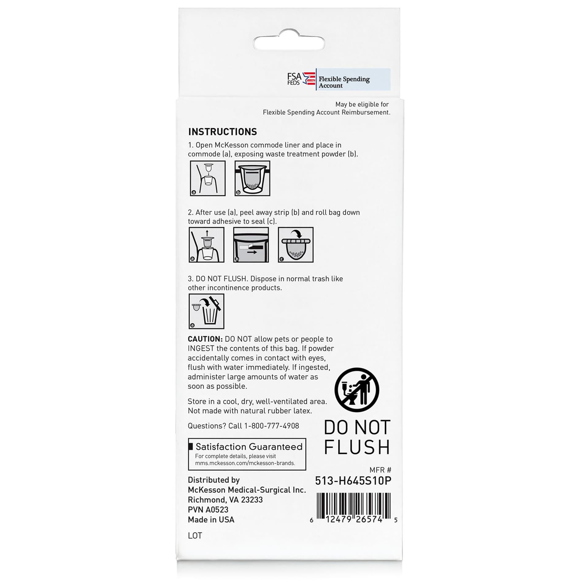 McKesson Commode & Bedpan Liner - Image 3