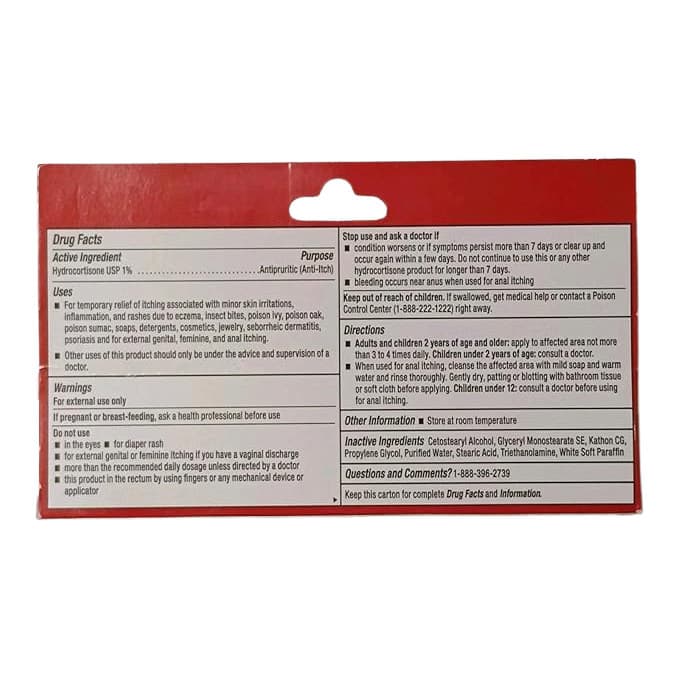 Leader Hydrocortisone Cream, Maximum Strength 1 %, 1 oz - Each - Image 2