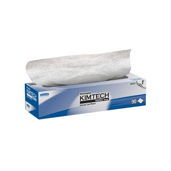Kimtech Science Kimwipes Delicate Task Wipe Box, 14-7/10 x 16-3/5 Inch - Case of 1350 - Image 1