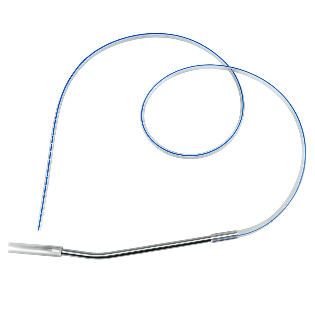 Jackson-Pratt Reservoir Kit, Round Perforations Silicone with Trocar, 400cc Capacity - Image 2