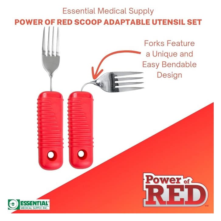 Essential Medical Supply Power of Red Utensil Set - Each - Image 3