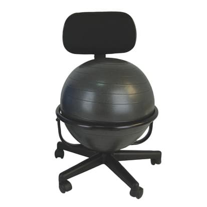CanDo Ball Chair With Black Exercise Ball, without Arms - Image 1