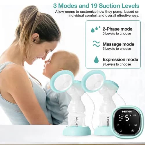 Zomee Z2 Double Electric Breast Pump - Image 5
