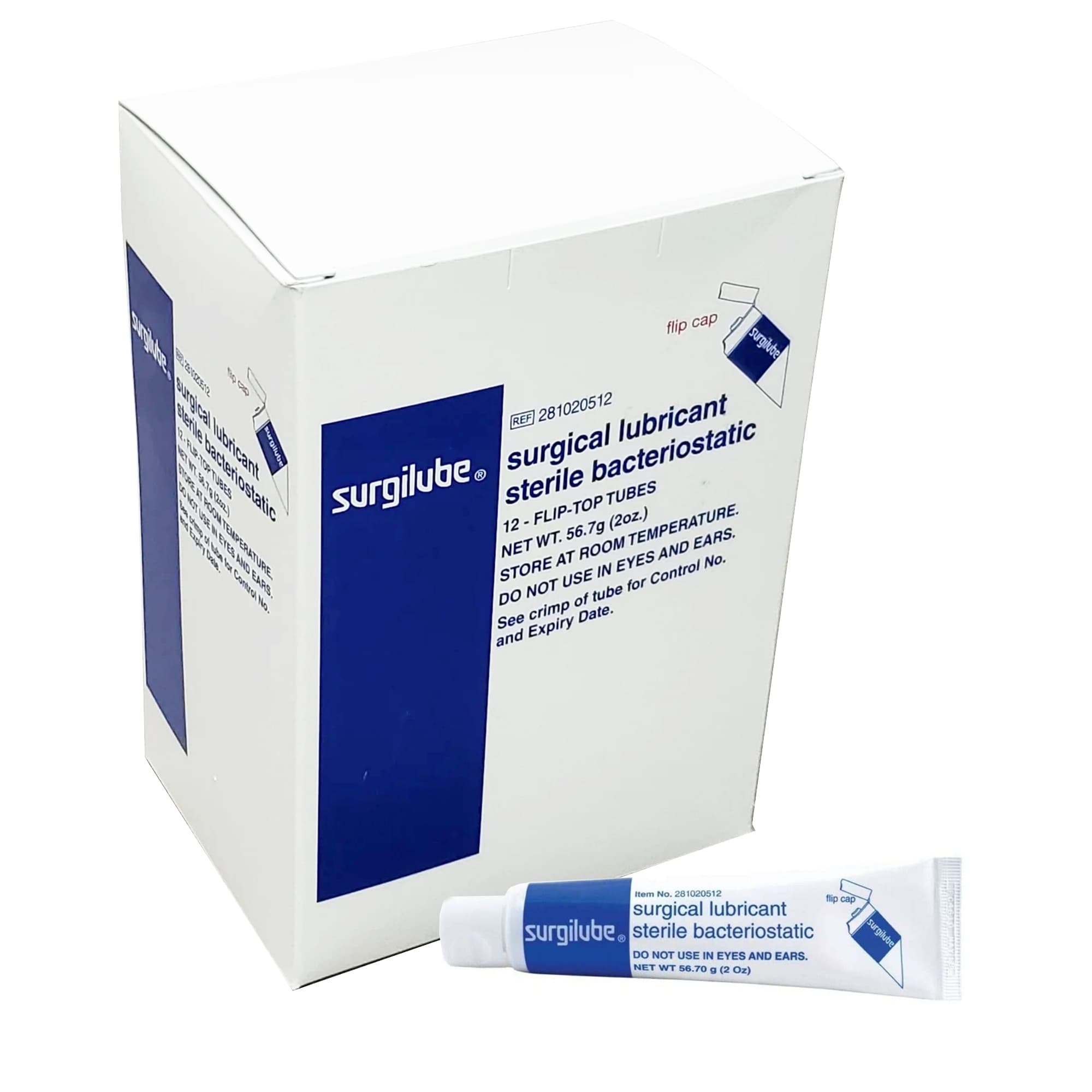 Surgilube Carbomer Free Lubricating Jelly with Flip-Top, 2 oz - Case of 144 - Image 1