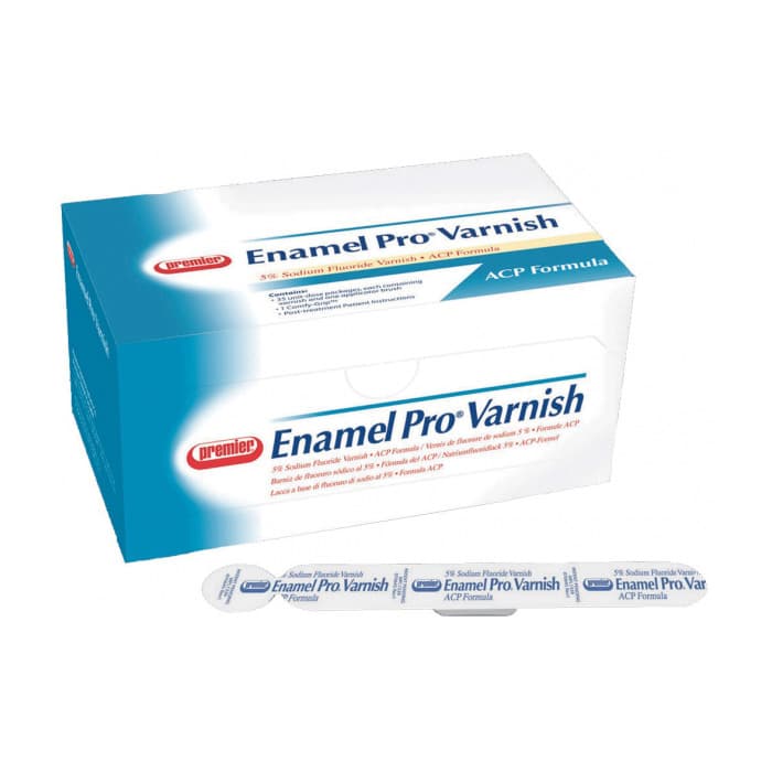 Enamel Pro Varnish Fluoride, Bubblegum Flavour, 0.25 mL - Box of 35 - Image 1