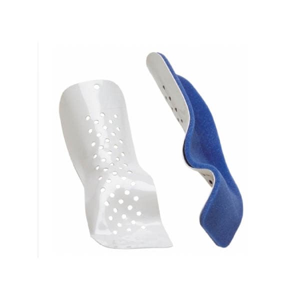 ProCare Metacarpal Wrist Splint Blue-White Without Fastening, 3-3/4 x 10-1/2 Inch, Medium, Left Hand - Each - Image 1