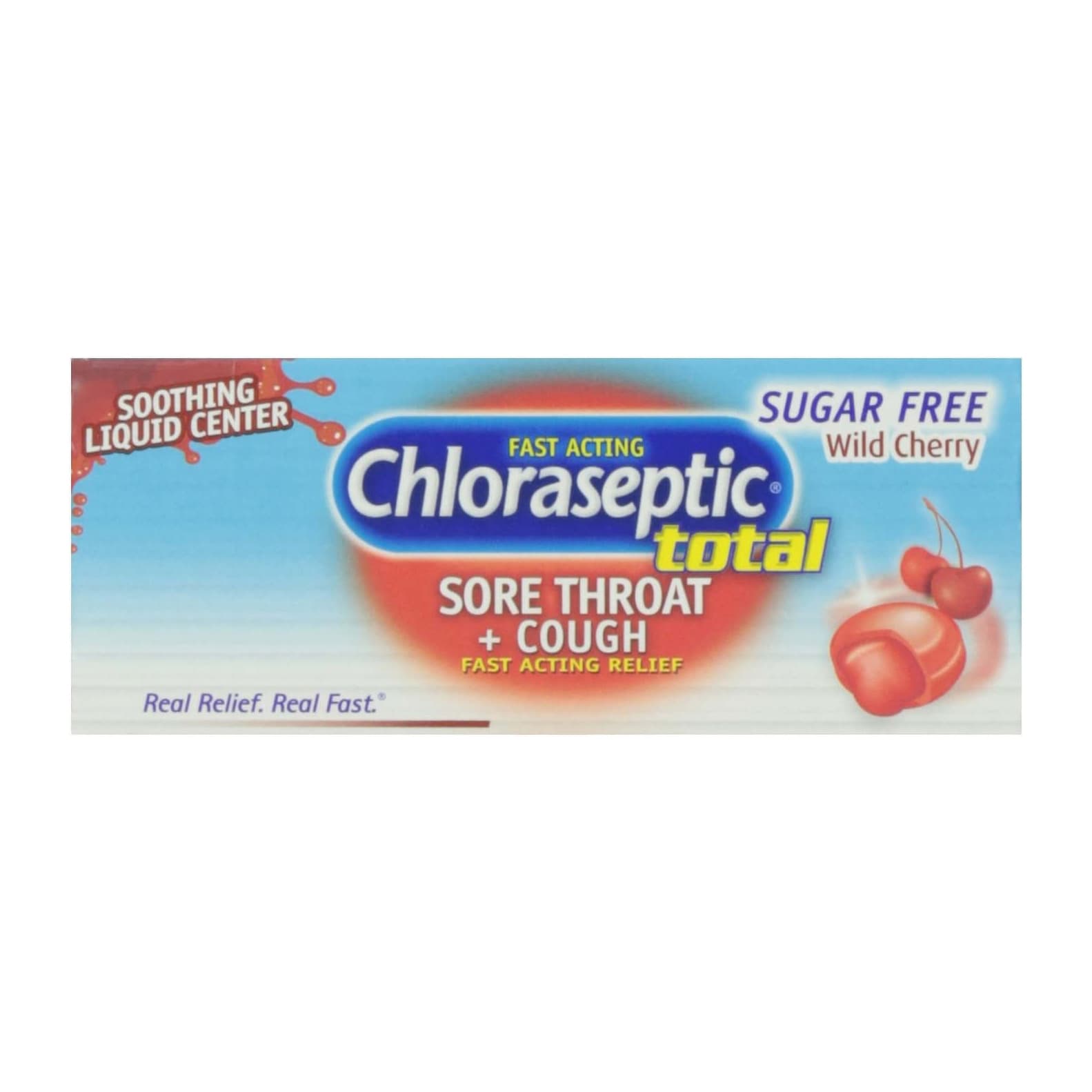 Chloraseptic Total, Sore Throat+ Cough Lozenges, Wild Cherry, 15 Count - Each - Image 2