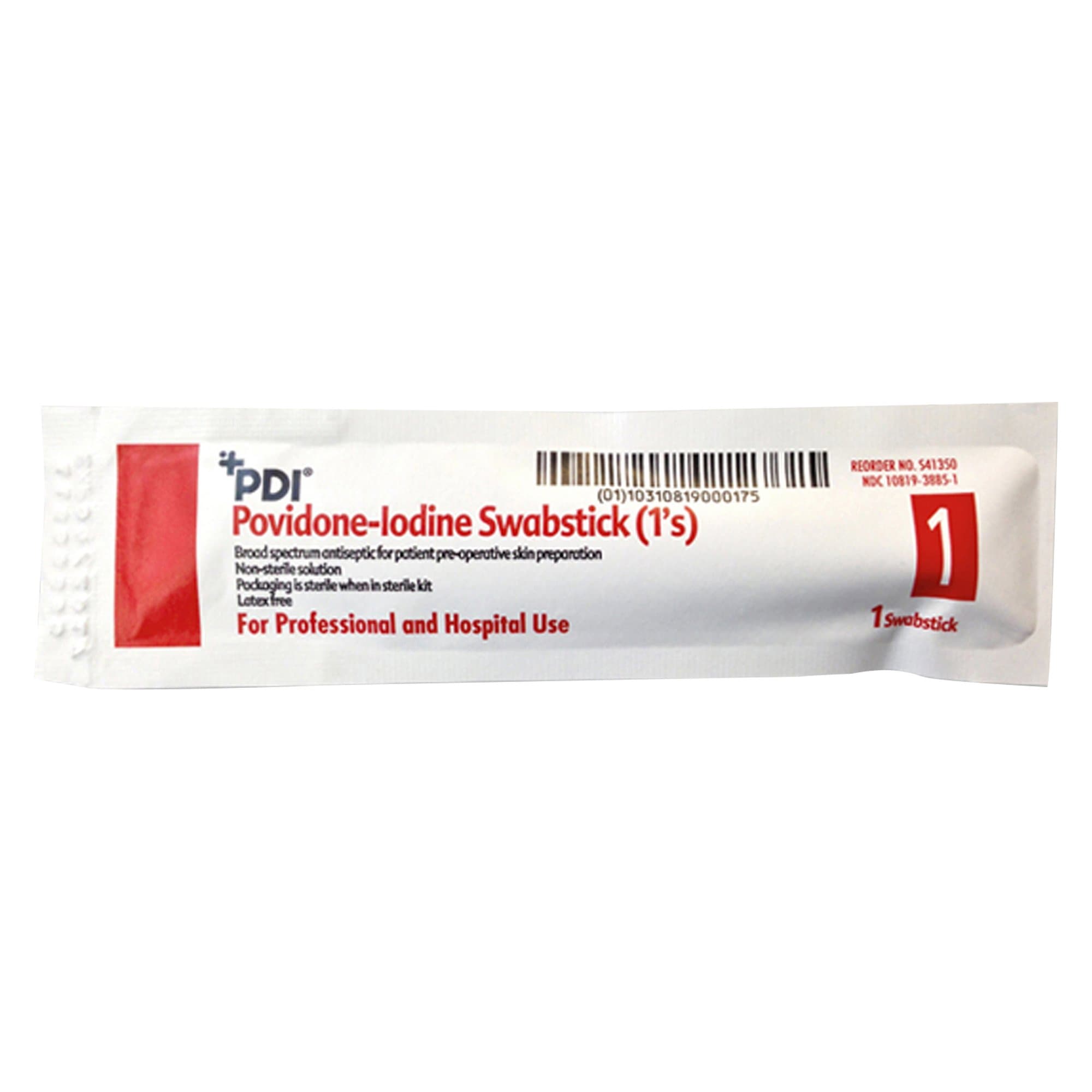 PDI Povidone-Iodine Impregnated Swabstick - Image 1