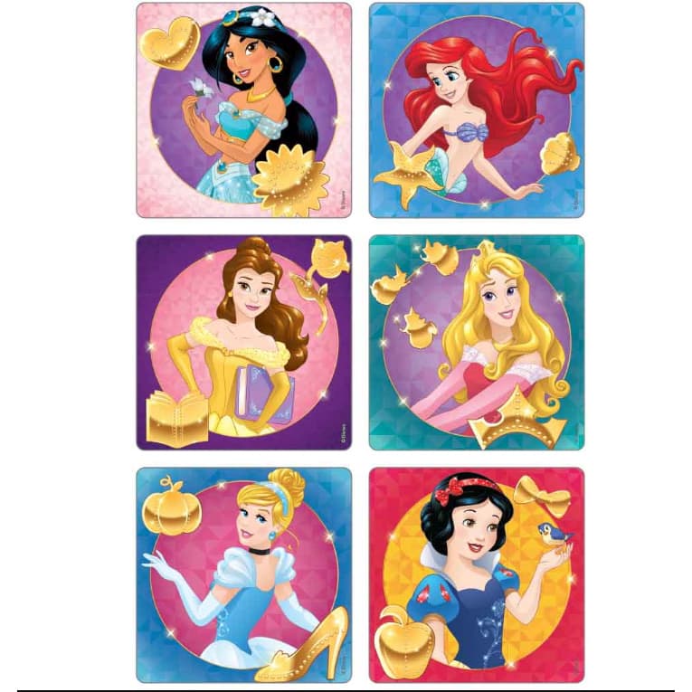 Medibadge Kids Love Stickers, Disney Princesses Print - Package of 90 - Image 1
