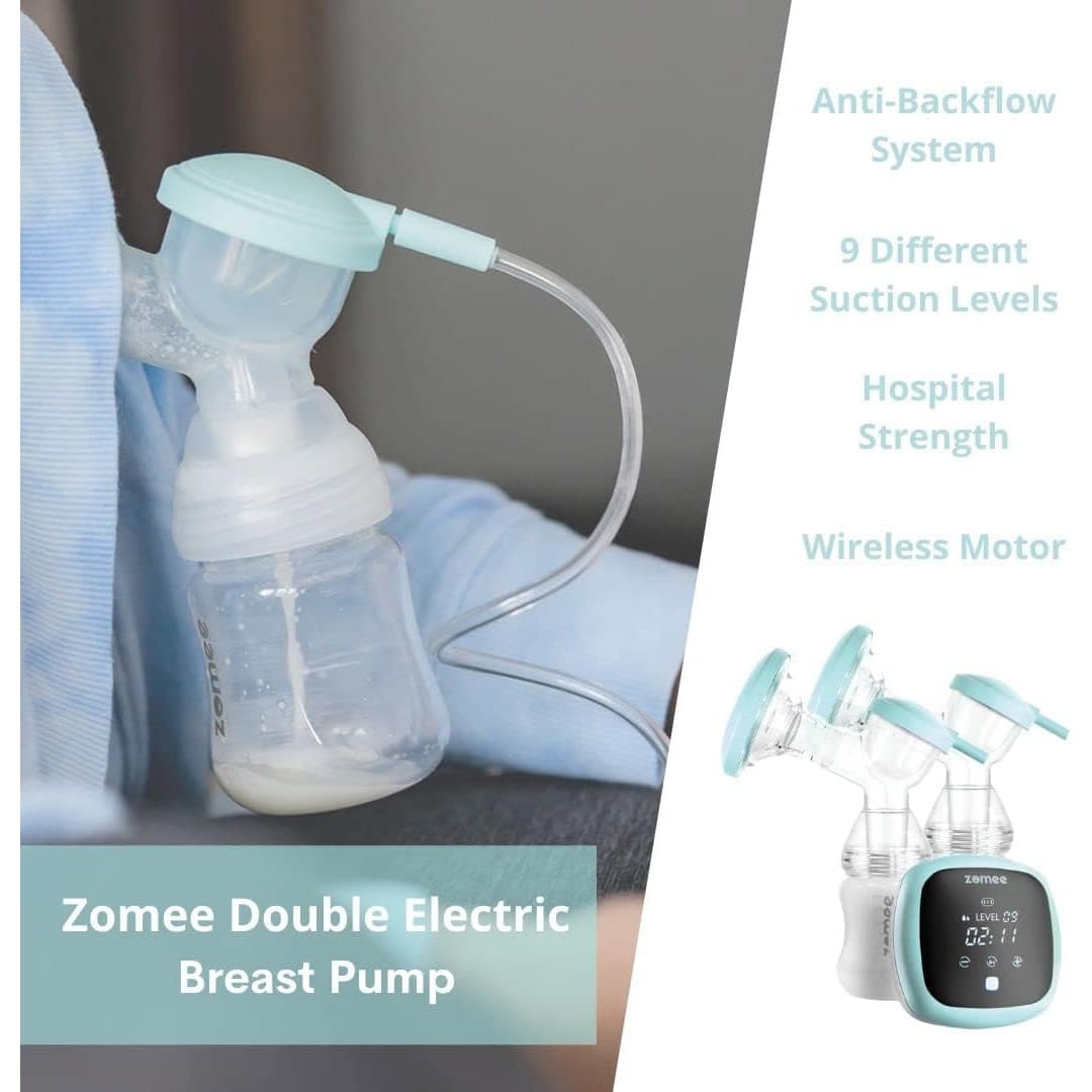 Zomee Z1 Double Electric Breast Pump Without Tote - Image 2