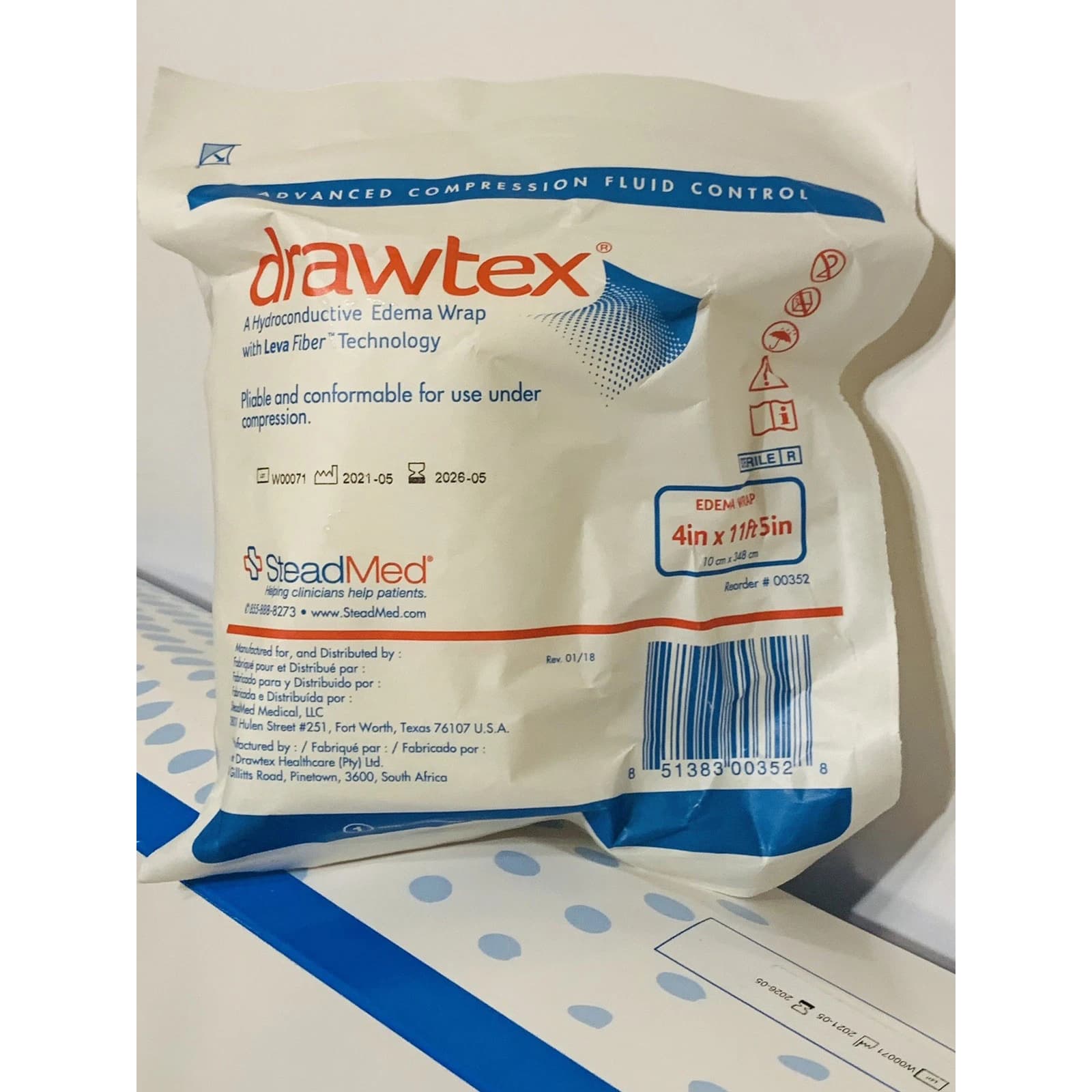 Urgo Medical Drawtex Edema Wrap - Box of 5 - Image 3