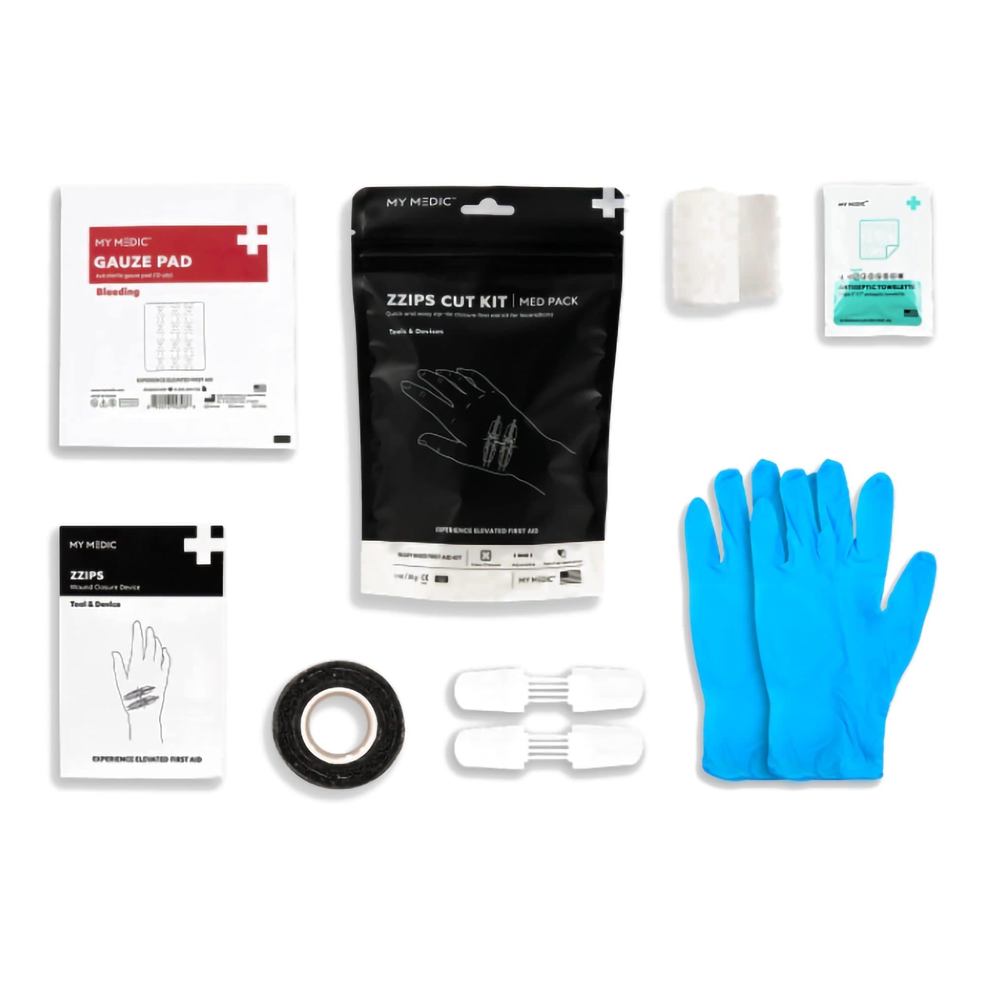 My Medic MED PACKS ZZIPS Cut Kit First Aid Kit 2.2 X 5.1 X 8 Inch - Image 4