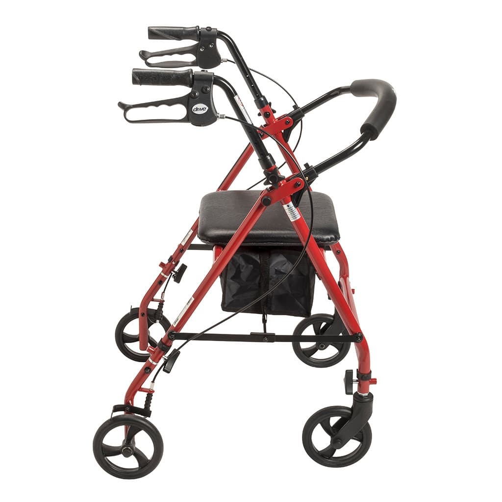Drive Steel Rollator with 6" Wheels, Knockdown - Image 4