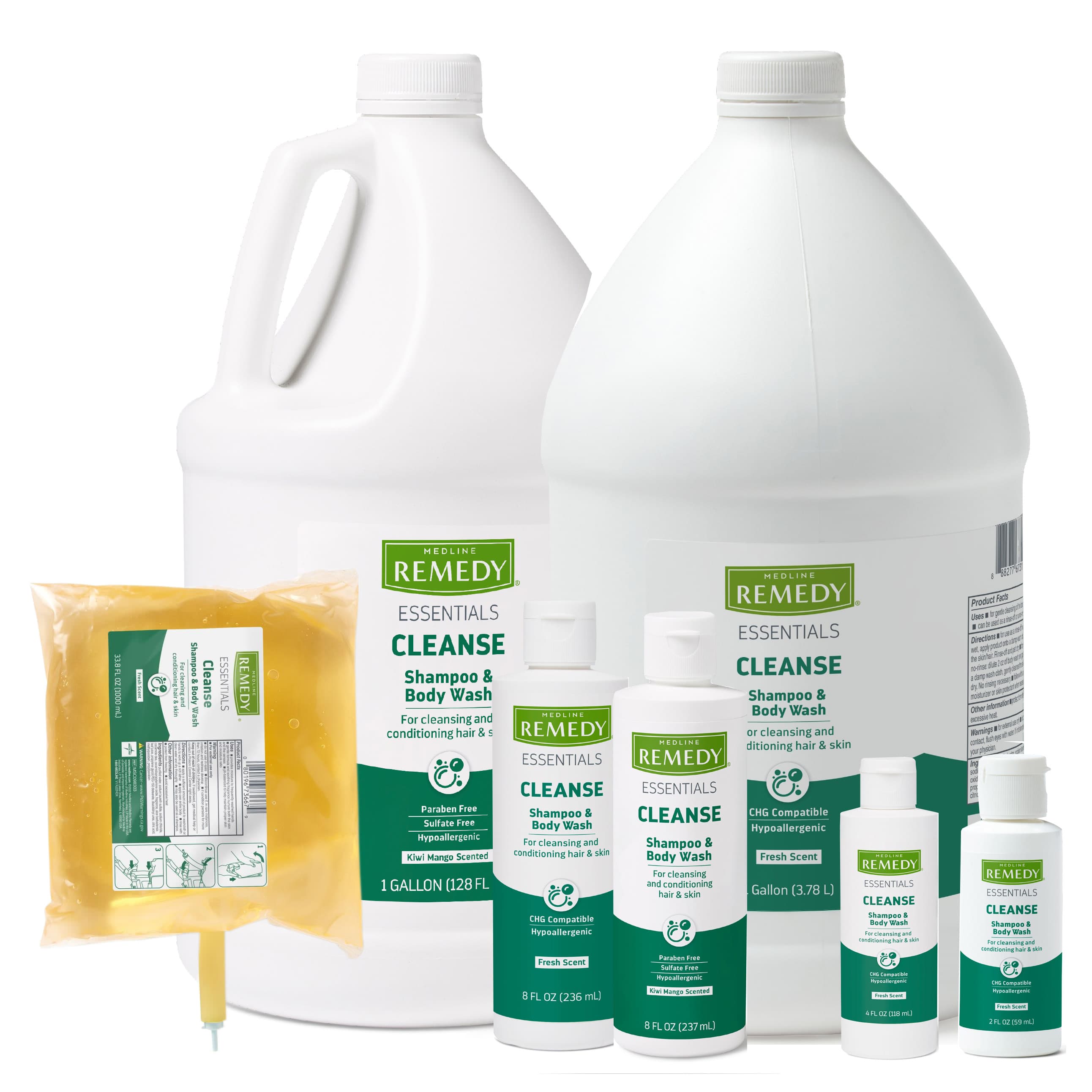 Remedy Essentials Cleanse Shampoo and Body Wash - Image 1