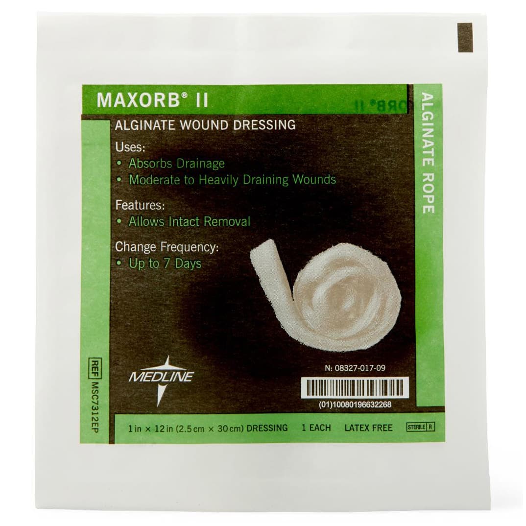 Maxorb II Alginate Wound Dressing, 1 x 12 Inch - Each - Image 1