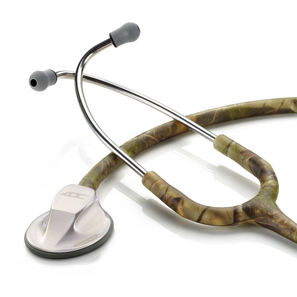 ADC Adscope Platinum Clinician Stethoscope, Woodland - Image 1