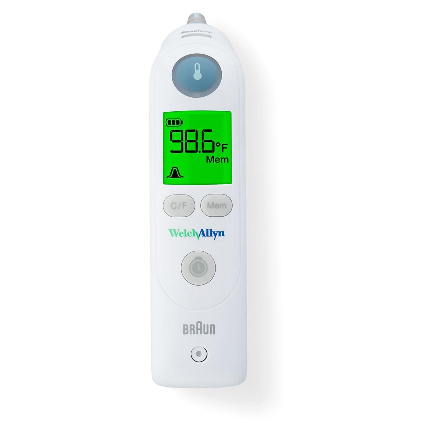 Braun Thermoscan Pro 6000 Ear Thermometer with Small Cradle - Image 1