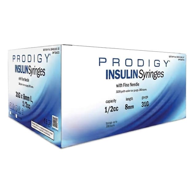 Prodigy Insulin Syringe With Fine Needles