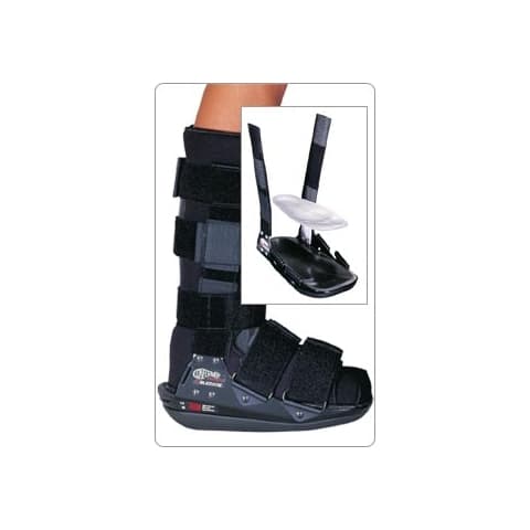 Conformer Diabetic Air Ankle Walker Boot Black Adult, Male 10-11.5 and Female 11-12.5, Large, Left Foot - Each - Image 1