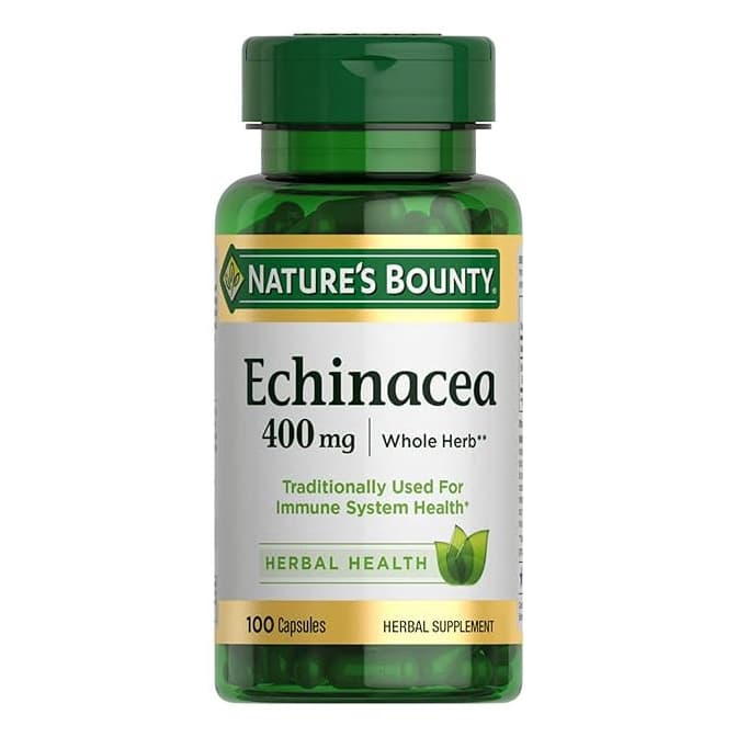 Nature's Bounty Echinacea, 400 mg - Bottle of 100