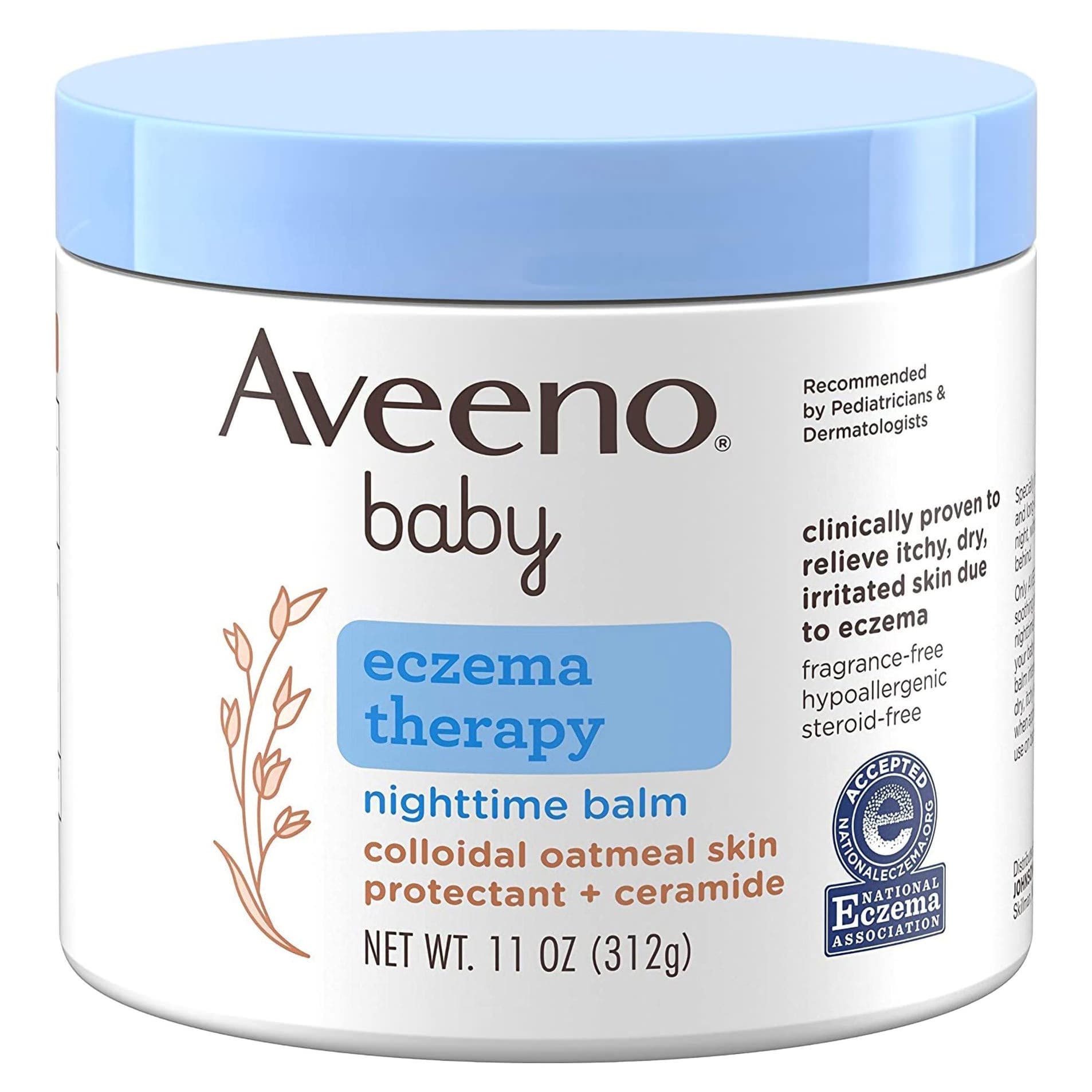 Aveeno Baby Eczema Therapy Nighttime Balm, 11 oz - 1 Each - Image 1