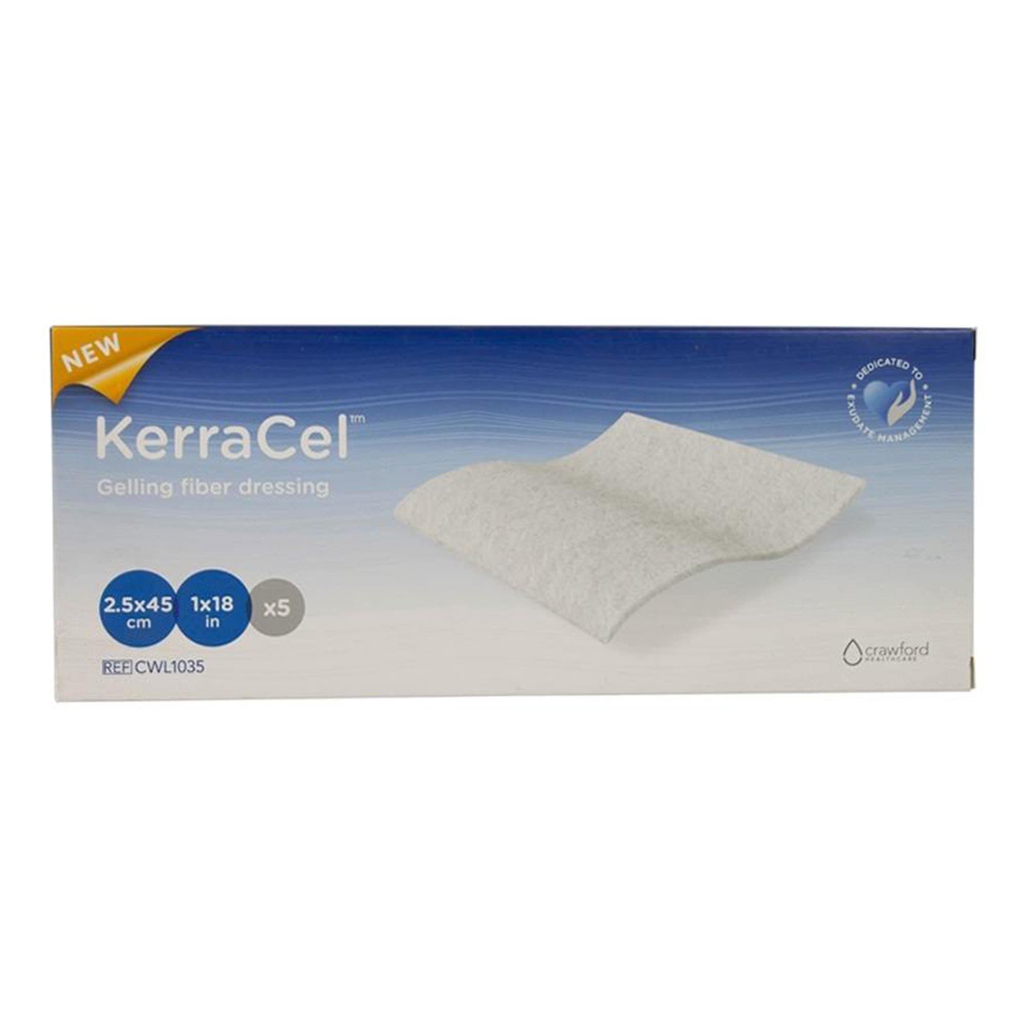 3M KerraCel Gelling Fiber Ribbon Dressing, 1 x 18 Inch - Image 1