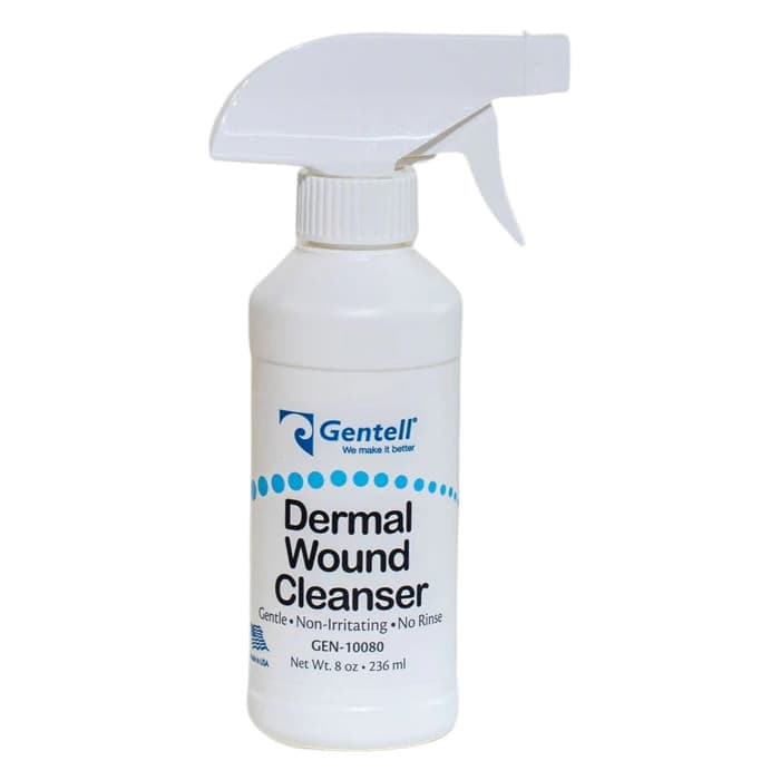 Gentell Dermal Wound Cleanser Spray Bottle NonSterile, 8 oz. - Each - Image 1