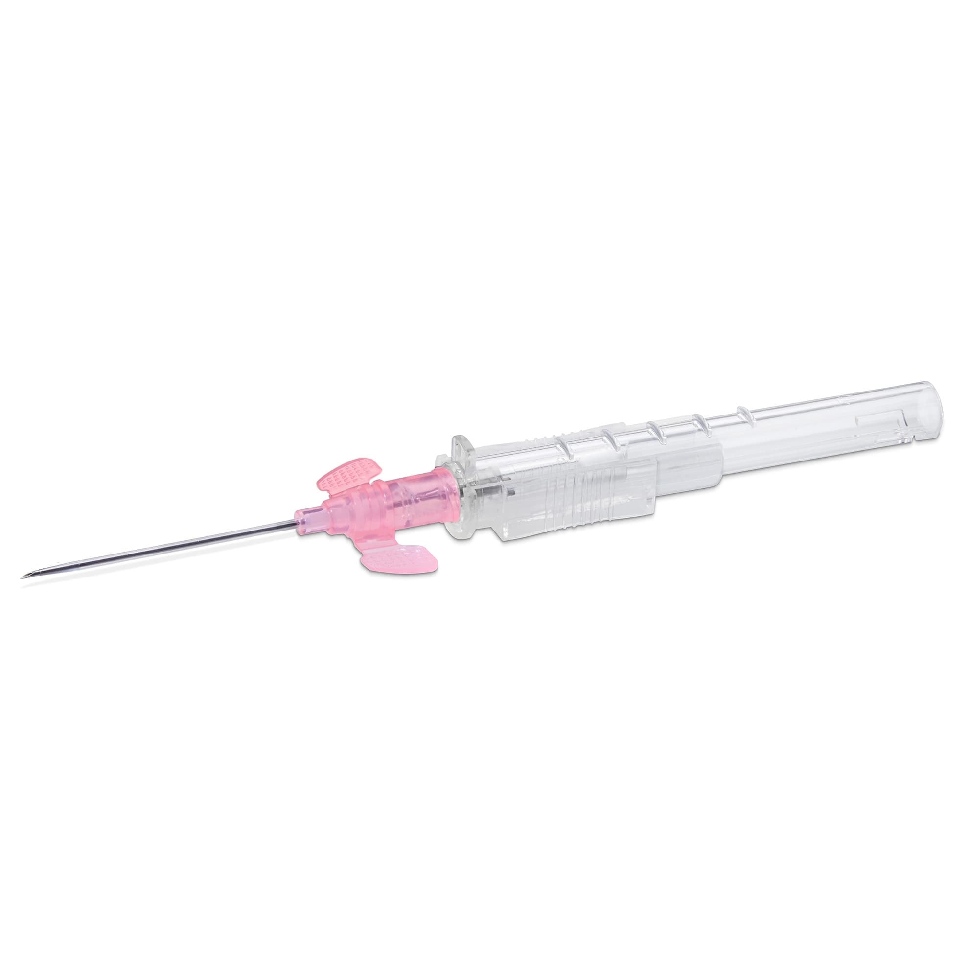McKesson Prevent SLS Sliding Safety Peripheral IV Catheter with Winged Hub, 20 Gauge, 1 Inch - Each - Image 1
