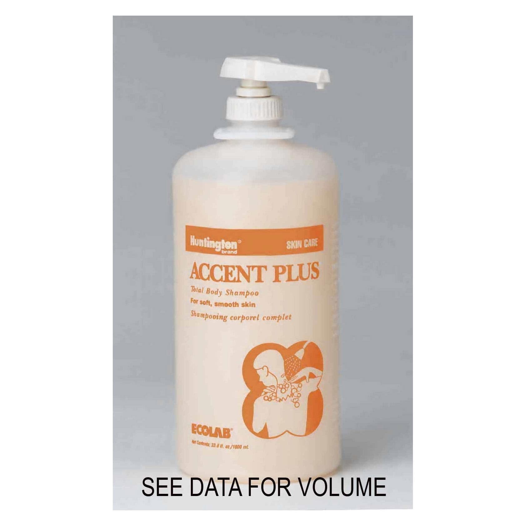 Accent Plus Shampoo and Body Wash, Fresh Scent, 4 oz - Case of 72 - Image 1