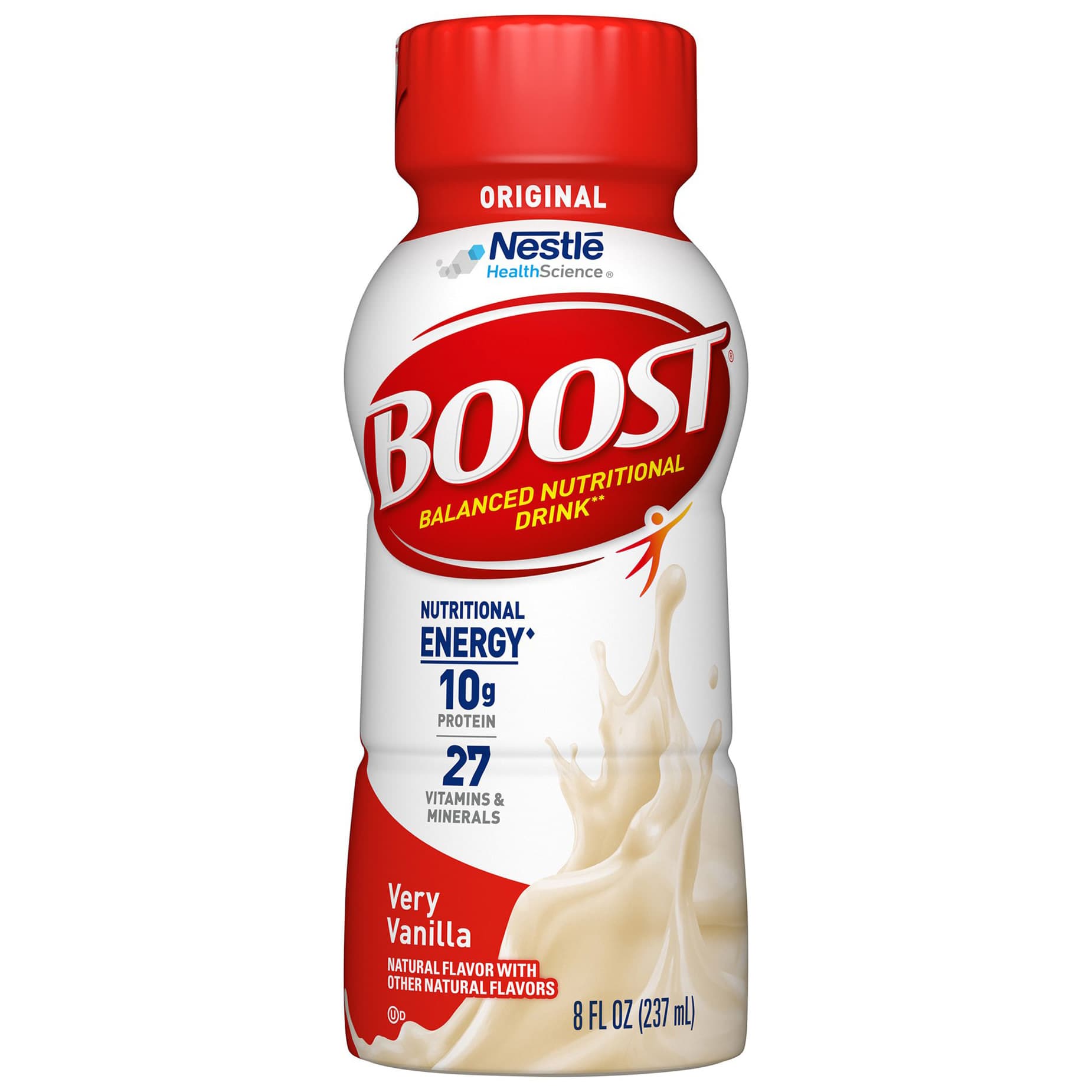 Boost Balanced Nutritional Drink, Very Vanilla, 8 oz - Case of 24 - Image 1