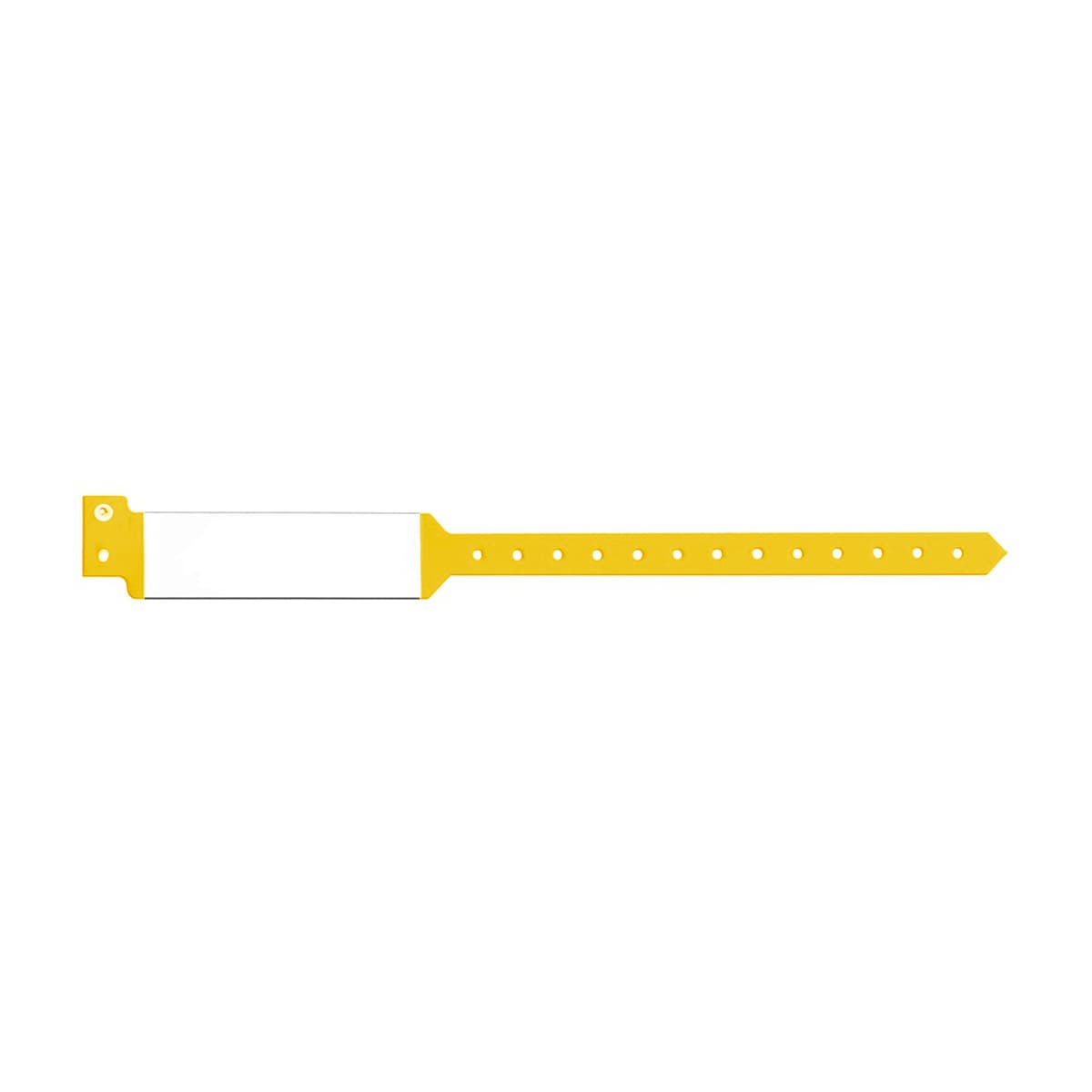 Sentry SuperBand Identification Wristband 1 x 3-9/16 Inch, Yellow, 12 to 13 Inch - Box of 500 - Image 1