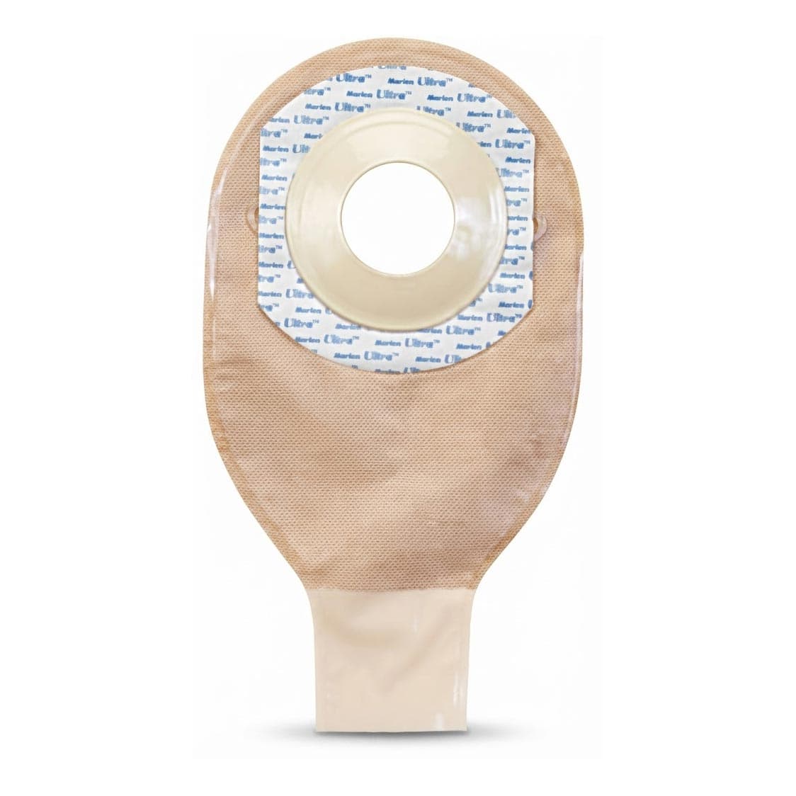 UltraExtra 1-Piece Shallow Convex Drainable Pouch 2 Inch, Transparent - Box of 10 - Image 1