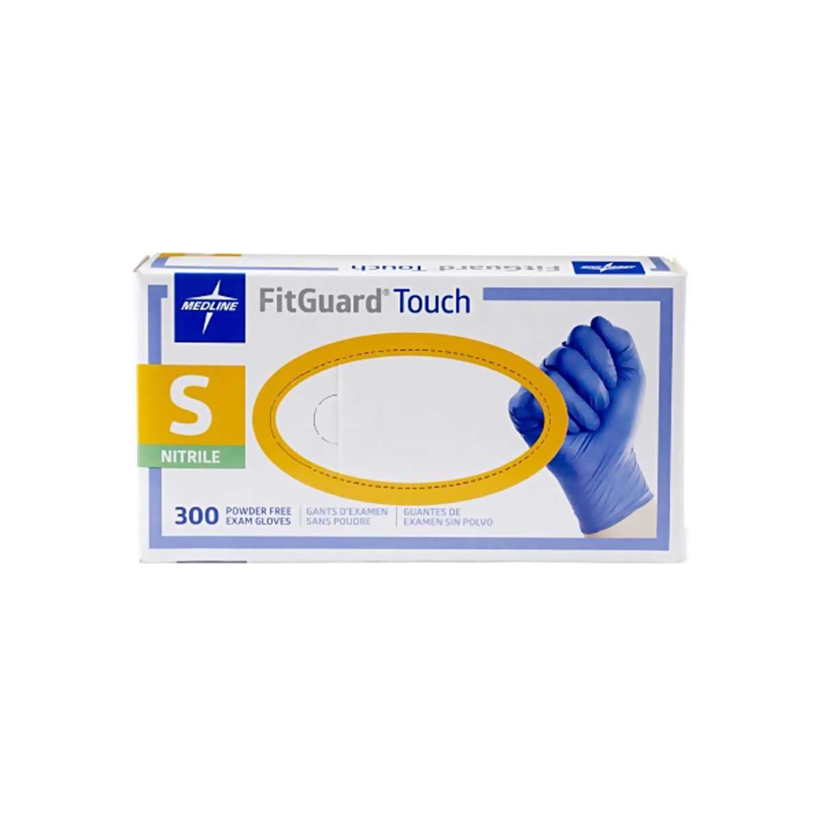 FitGuard Touch Powder-Free Exam Glove, Small - Carton of 3000 - Image 1