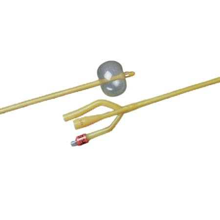Lubricath 3-Way Foley Catheter with Short Round Tip, 5cc, 22 Fr - Case of 12 - Image 1