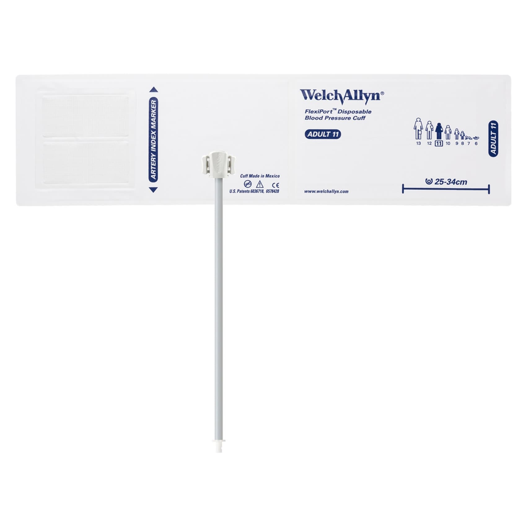Welch Allyn FlexiPort Single Patient Use Blood Pressure Cuff
