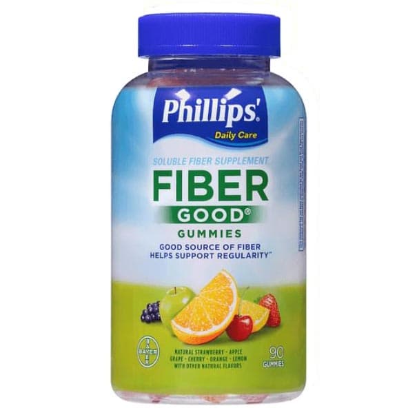 Phillips Fiber Good Gummies, Natural Fruit
