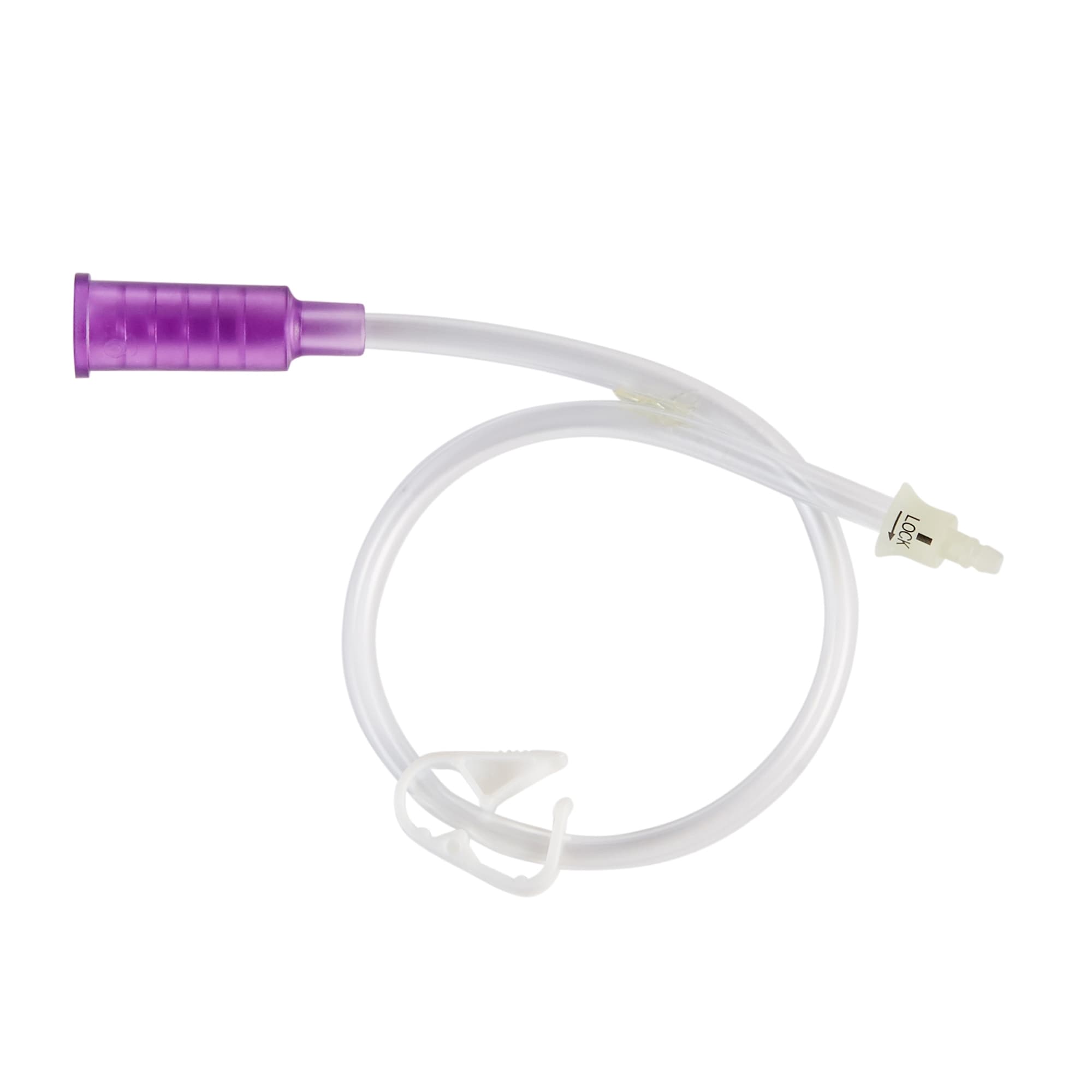 AMT Mini ONE Straight Connector with Bolus Adapter, 24" - Box of 10 - Image 1
