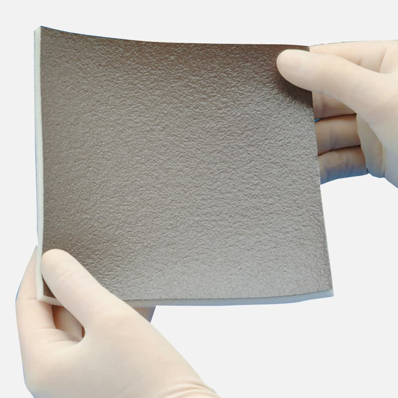 DeRoyal Algidex Ag Silver Alginate Wound Dressing with Foam Back 4" x 4" - Each - Image 1
