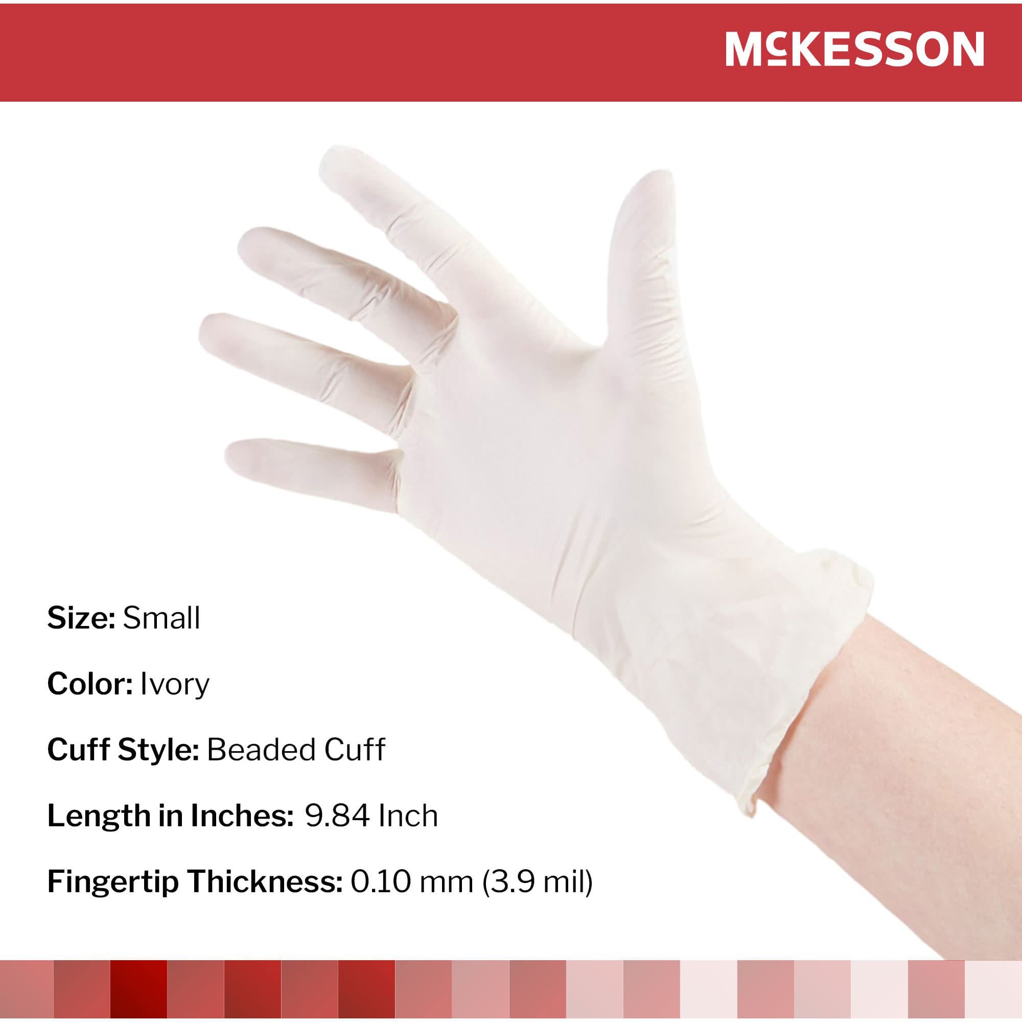 McKesson Stretch Vinyl Powder Free Exam Gloves - Image 2