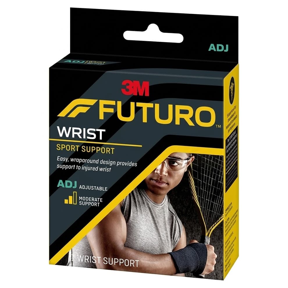 3M Futuro Sport Wraparound Adjustable Wrist Support, Black - Image 1