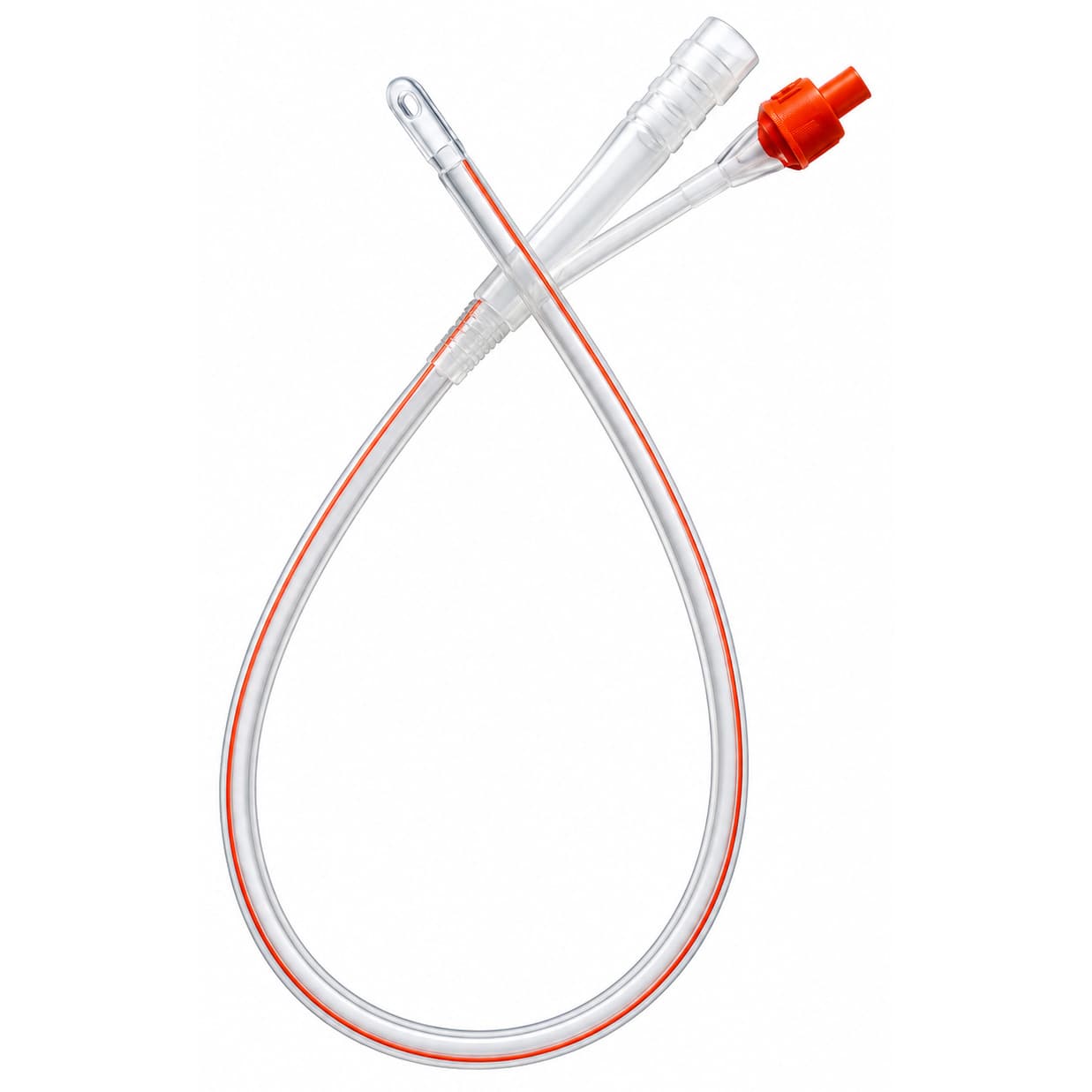 Cysto-Care Folysil 2-Way Foley Catheter, 30 cc, 24 Fr, 16" - Each - Image 1