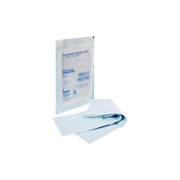 Busse Hospital Disposables General Purpose Drape Blue, 18 W x 26 L Inch - Case of 300 - Image 1