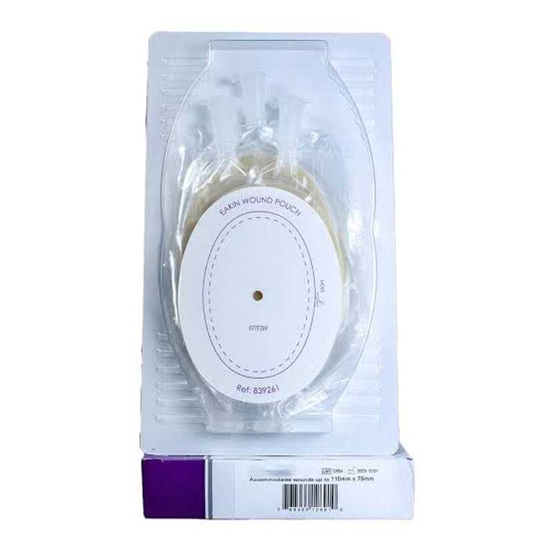 Eakin Fistula and Wound Drainage Pouch, 4.3 x 3.0 Inch - Package of 5 - Image 1