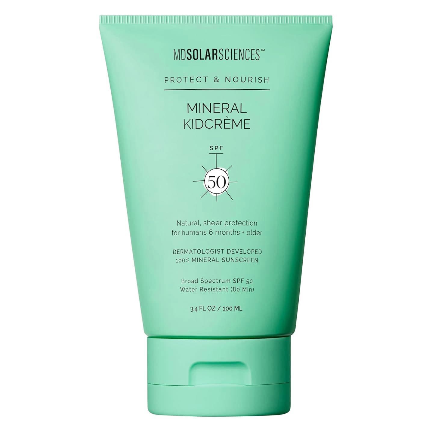 MDSolarSciences Mineral KidCreme Sunscreen SPF 50, 3.4 oz - Case of 48 - Image 1